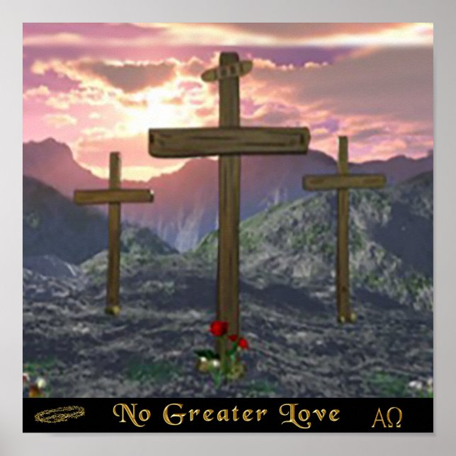Affiche de croix du Calvaire (Devant)