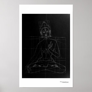 Affiche de croquis de Tara blanche