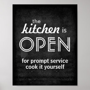 affiche de cuisine citation humoristique cuisinez-
