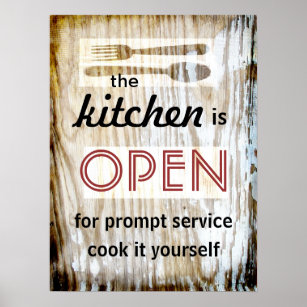 affiche de cuisine citation humoristique cuisinez-