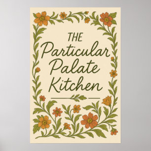 Affiche de cuisine impertinente pour palais exigea
