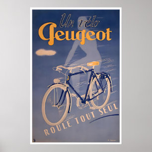 Affiche de cyclisme Art Cyclisme Impression Vélo (