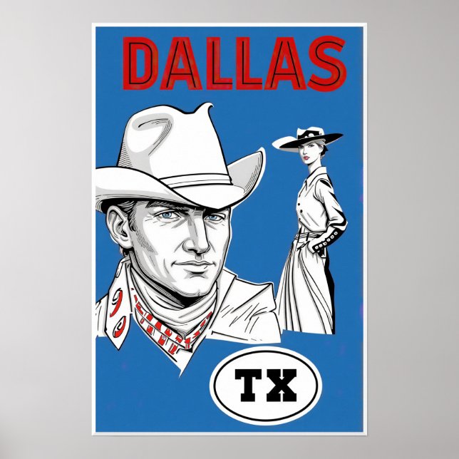Affiche de Dallas (Devant)