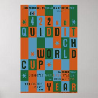 Affiche de damier Coupe du Monde de QUIDDITCH™