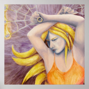 Affiche de danse de déesse du feu