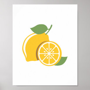 Affiche de décoration de pépinière florale au citr