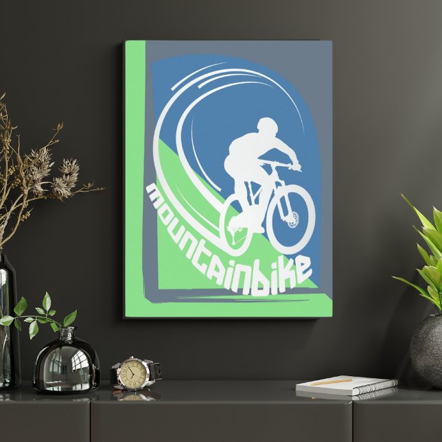 Affiche de décoration de vélo tout terrain VTT vél (Créateur téléchargé)
