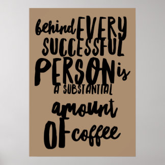 affiche de décoration du café mignon