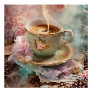 Affiche de décoration dynamique et pointue