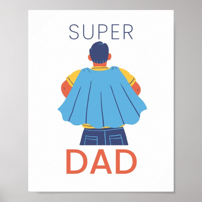 Affiche de décoration murale Cape de super-héros S (Devant)
