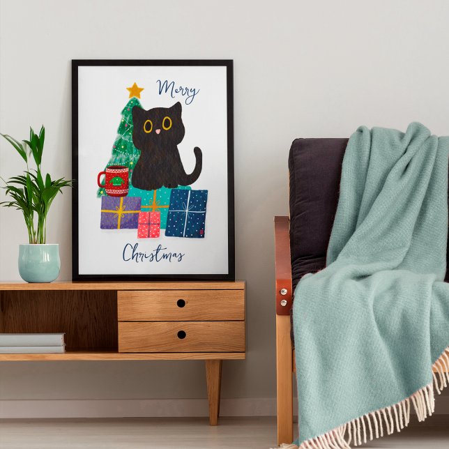 Affiche de décoration murale de café de chat migno (Créateur téléchargé)