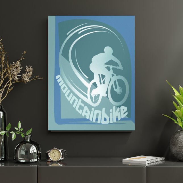 Affiche de décoration murale de VTT vélo tout terr (Créateur téléchargé)