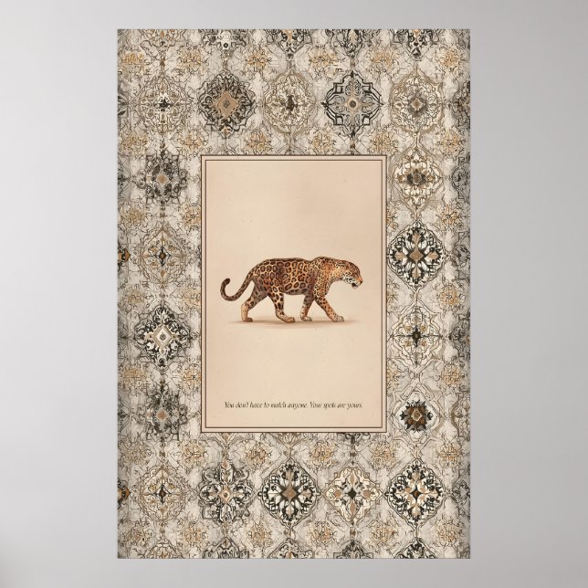 Affiche de décoration murale d'illustration de léo (Devant)