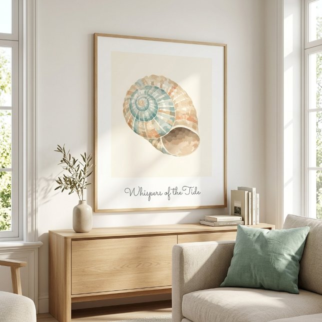 Affiche de décoration murale en coquille de cadran (Créateur téléchargé)
