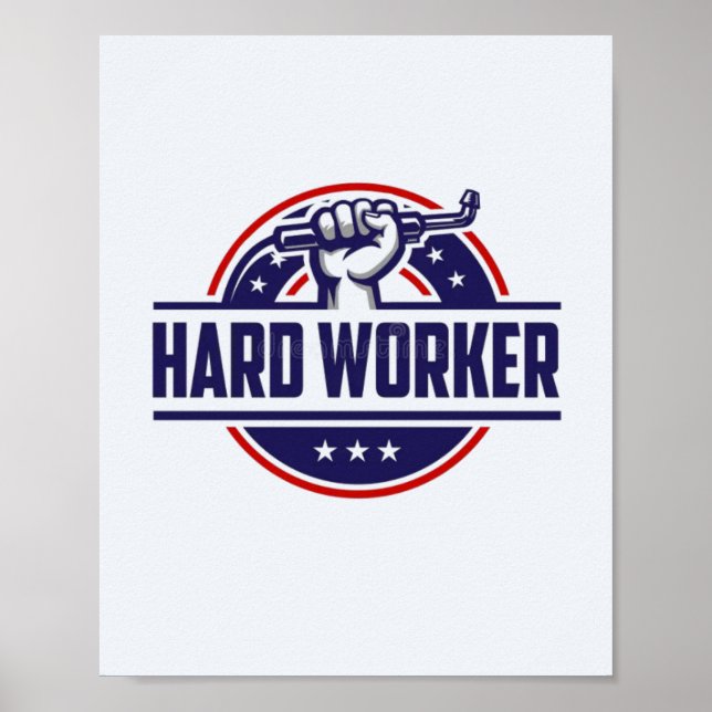 Affiche de décoration murale esthétique | travail  (Devant)