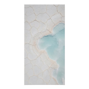 Affiche de décoration murale minérale Aqua douce