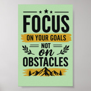 Affiche de décoration murale motivante axée sur vo