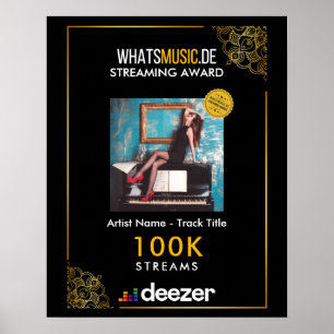 Affiche de Deezer Music Streaming Award