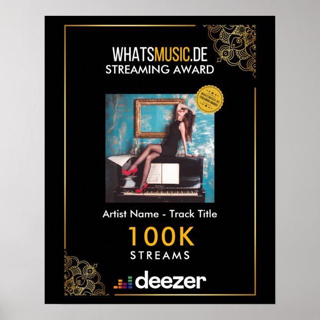 Affiche de Deezer Music Streaming Award (Devant)