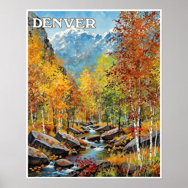 Affiche de Denver Colorado (Devant)