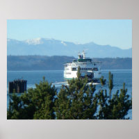 Affiche de départ du ferry de Kingston