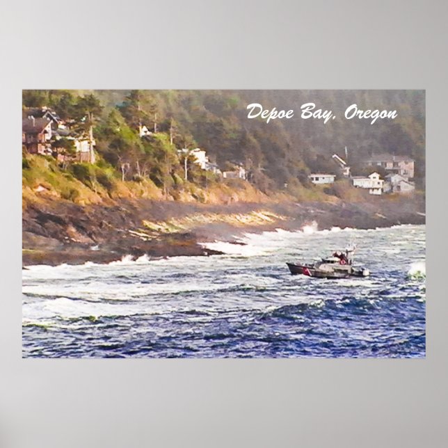 Affiche de Depoe Bay, Oregon (Devant)