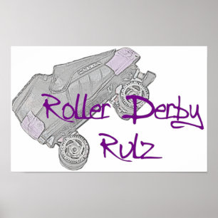 Affiche de Derby Rulz de rouleau
