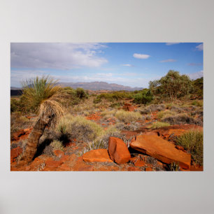 Affiche de désert d'Australien à l'intérieur