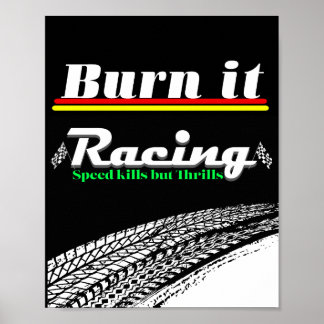 affiche de design esthétique de course
