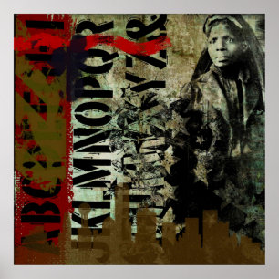 affiche de désintégration urbaine