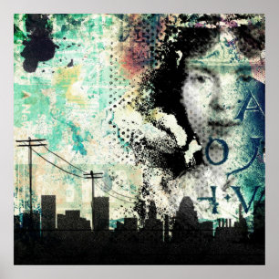 affiche de désintégration urbaine