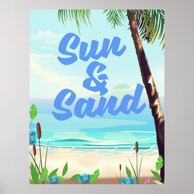 Affiche de dessin animé de citation inspirante Sol (Devant)