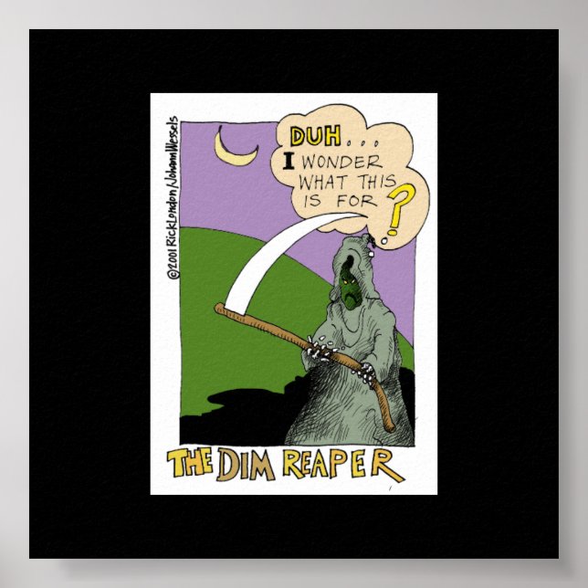 Affiche de dessin animé drôle d'Halloween de Fauch (Devant)