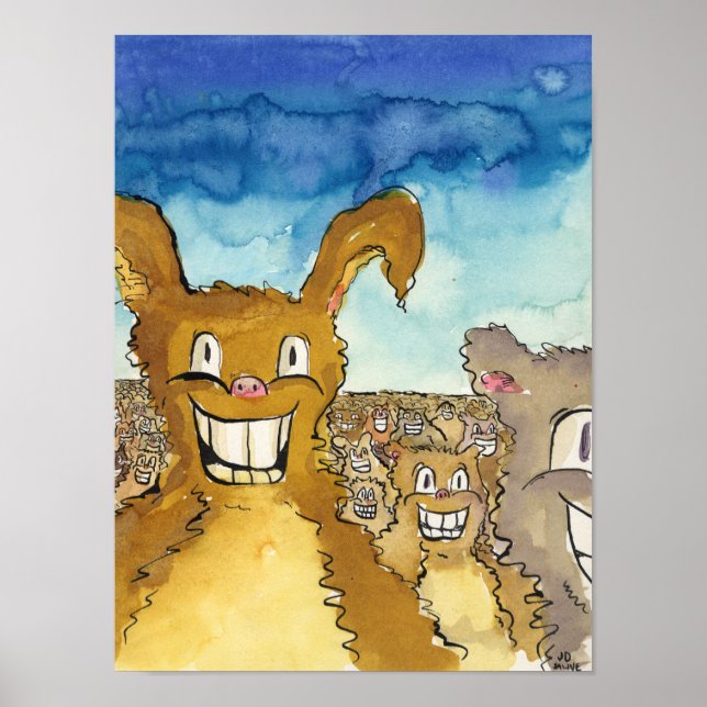 Affiche de dessin animé Les Critters arrivent (Devant)