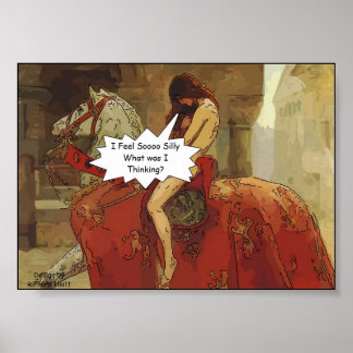 Affiche de dessin de Lady Godiva