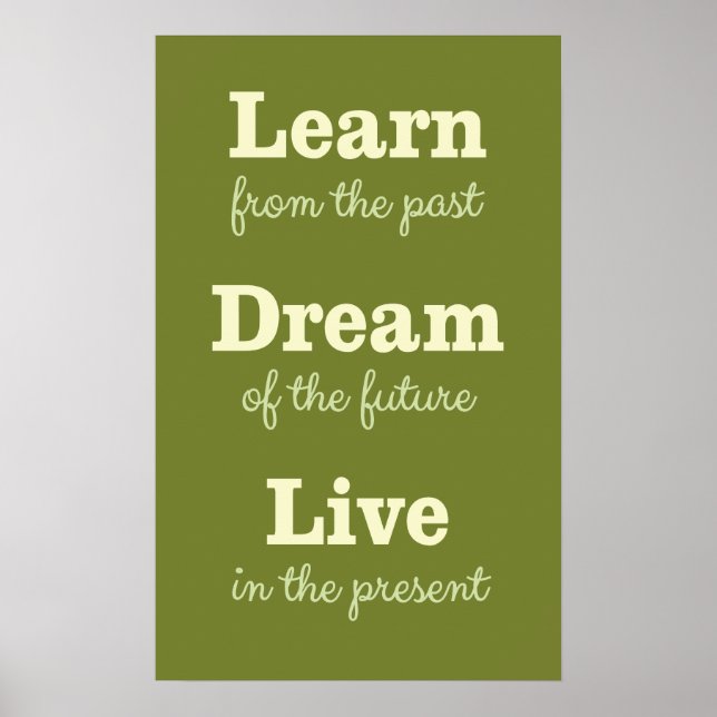 Affiche de devis de motivation personnalisée (Devant)