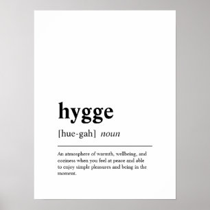 Affiche de devis d'Hygge Inspirationnelle