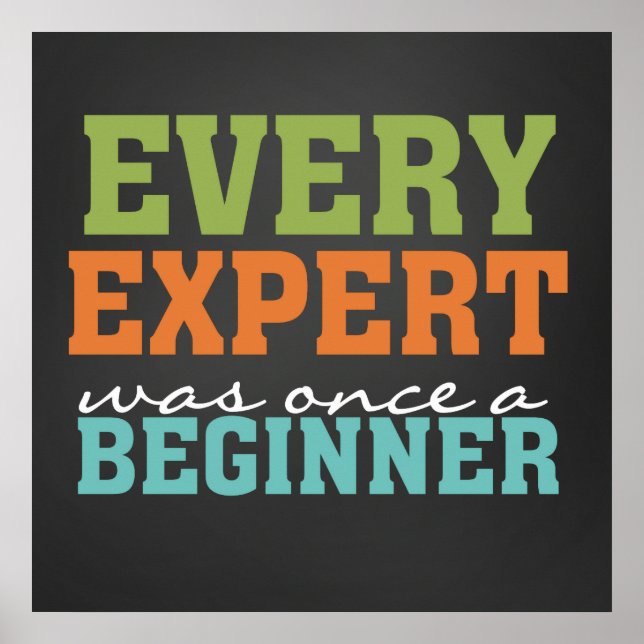 Affiche de devis inspirante en classe (Devant)