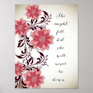 Affiche de devis inspirante - Ne pas mentir