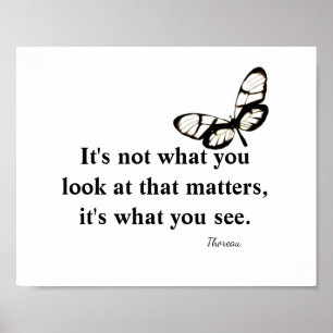 affiche de devis inspirante noir et blanc