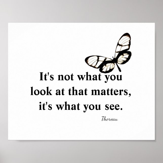 affiche de devis inspirante noir et blanc (Devant)