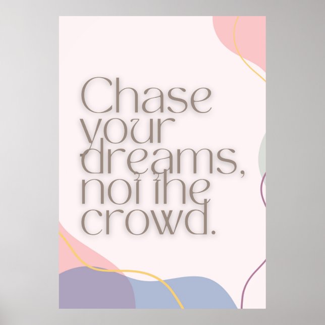 Affiche de devis motivationnelle (Devant)