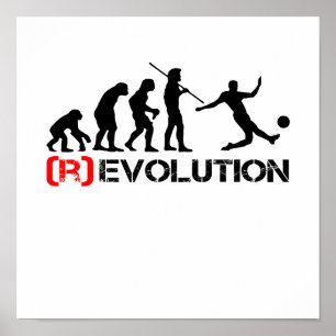 Affiche de diagramme d'évolution/révolution du