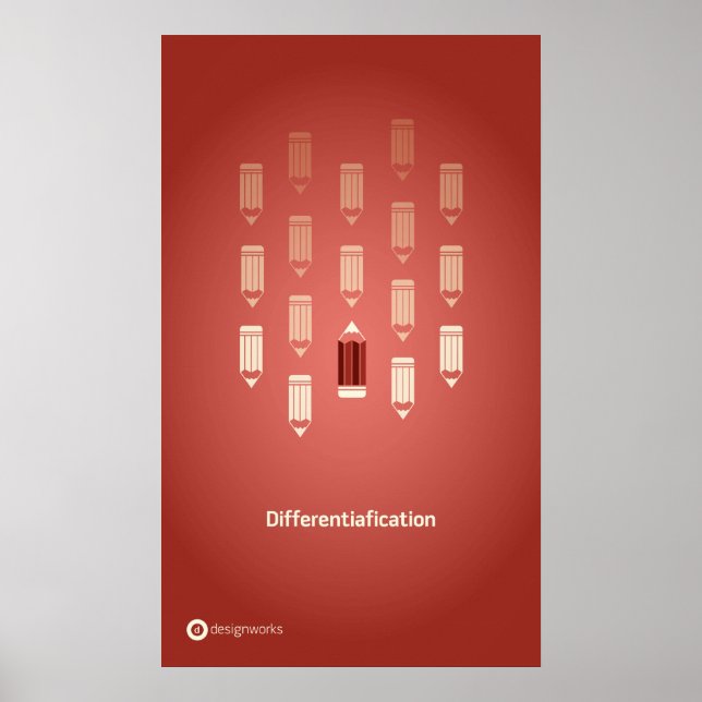 Affiche de différenciation 18 po x 30 po (Devant)
