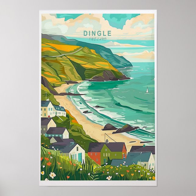 Affiche de Dingle Irlande (Devant)