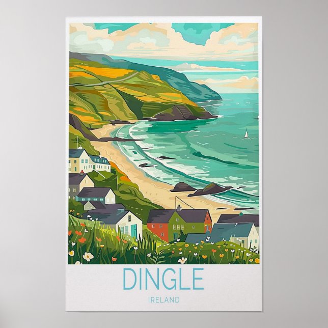 Affiche de Dingle Irlande Impression Irlande (Devant)
