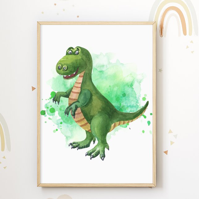 Affiche de dinosaures imprimés pour chambre d'enfa (Créateur téléchargé)