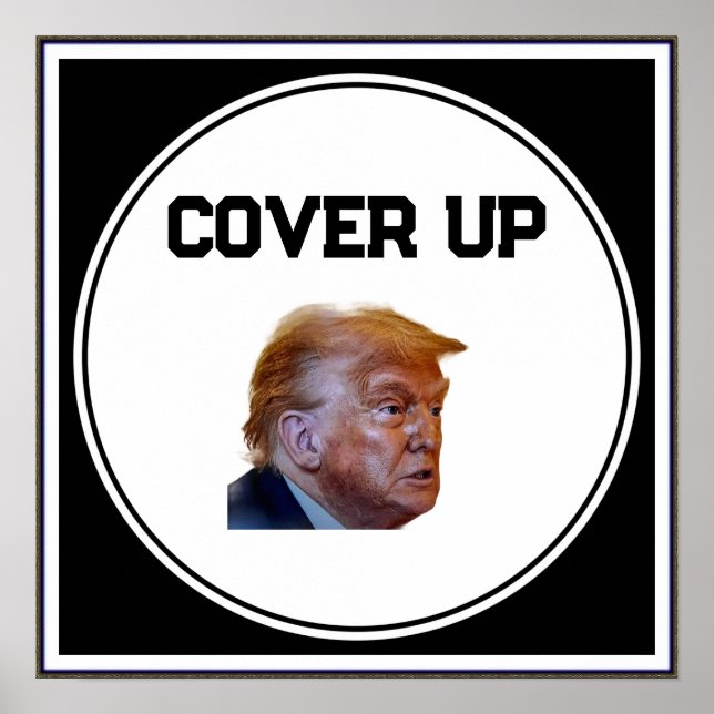 Affiche de dissimulation de Trump (Devant)