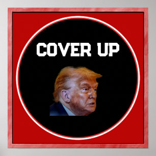 Affiche de dissimulation de Trump