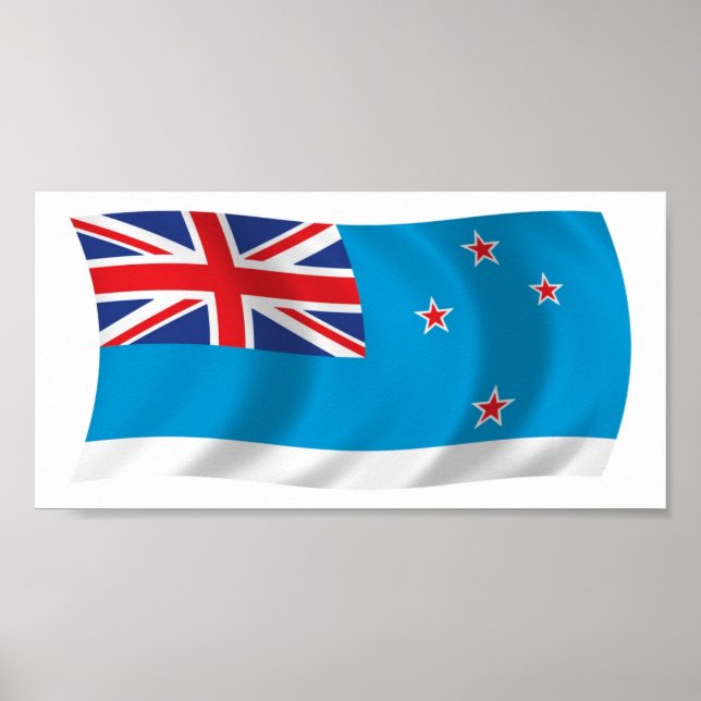 Affiche de drapeau de la dépendance de Ross (Devant)